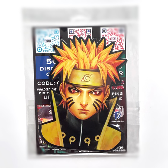 Naruto Anime 3D Lenticular Decal Sticker Naruto Uzumaki S0445 Custom Digital Designer Distributor