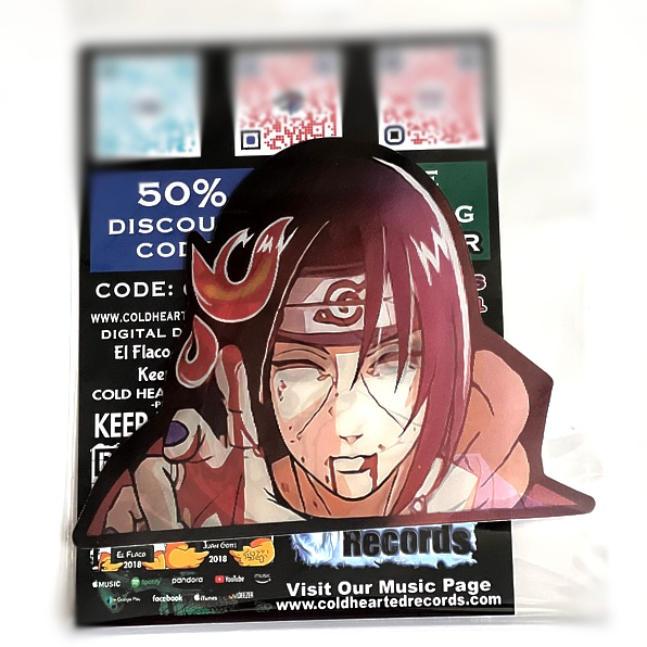 Naruto Anime 3D Lenticular Decal Sticker Itachi Uchiha s0513 Custom Digital Designer Distributor
